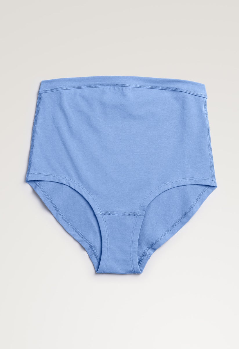 Essential maternity briefs - Mid blue