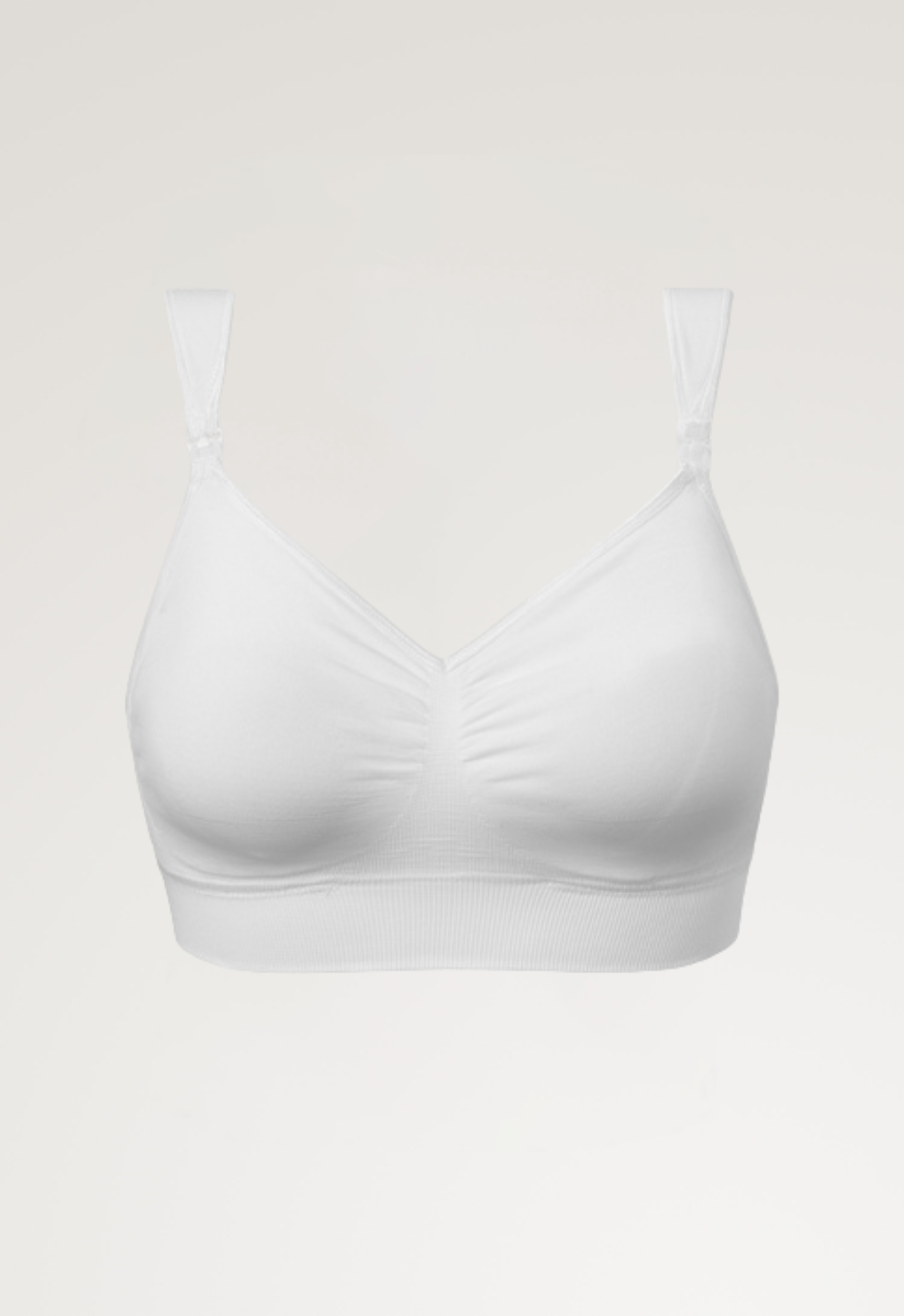 Firm wireless nursing bra 28D - 40G - White