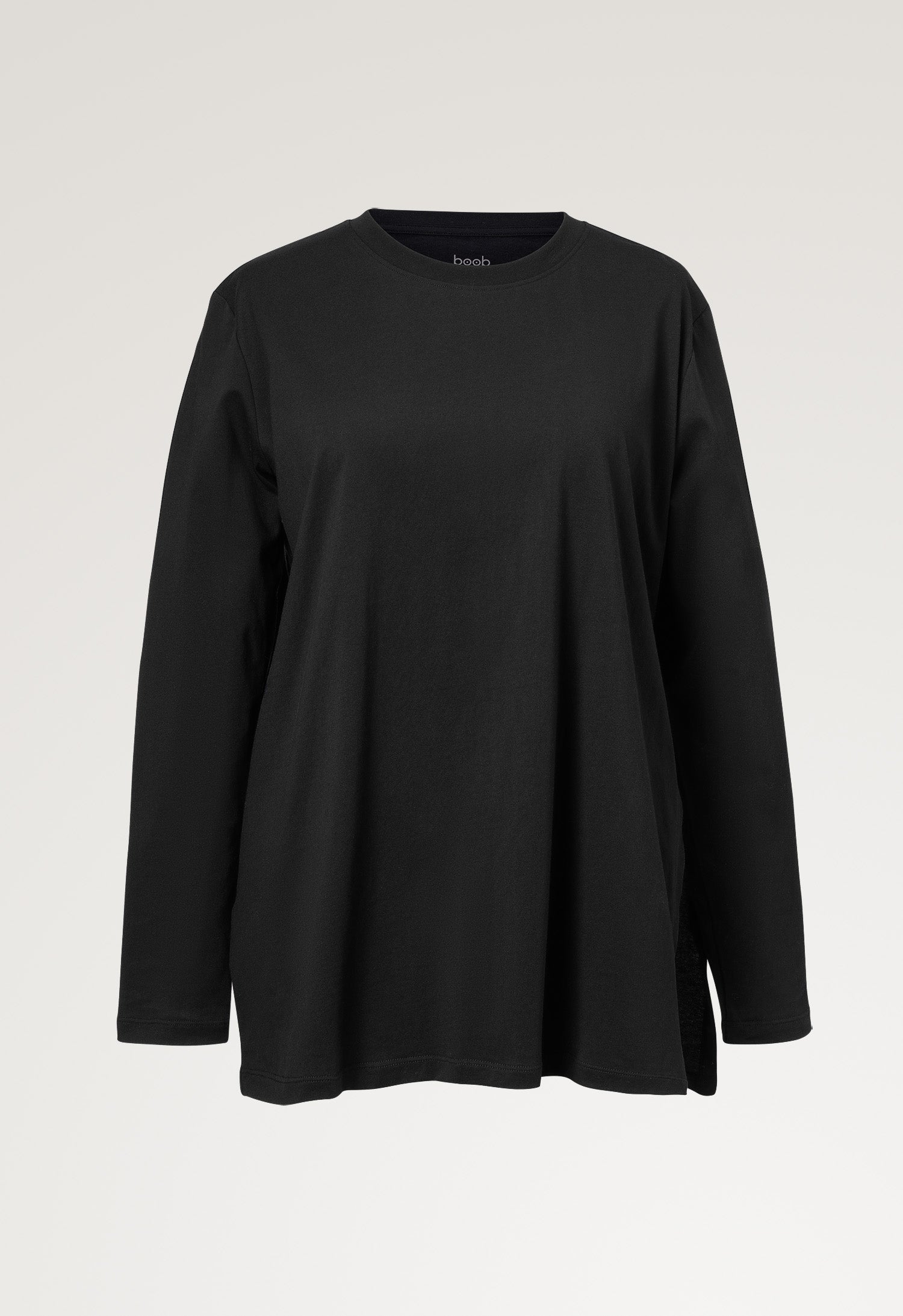Long-sleeved maternity t-shirt - Black