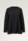 Long-sleeved maternity t-shirt - Black