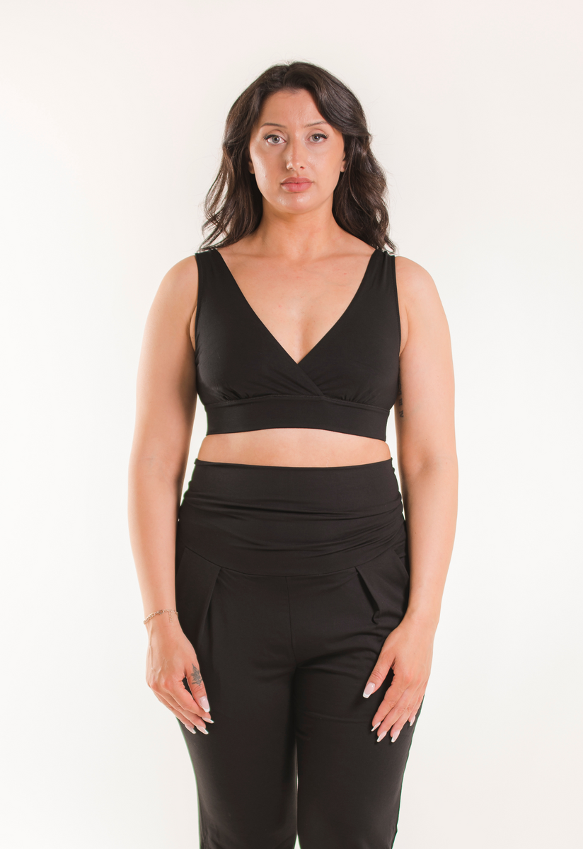 Soft nursing bra 34D - 48DDD-E - Black