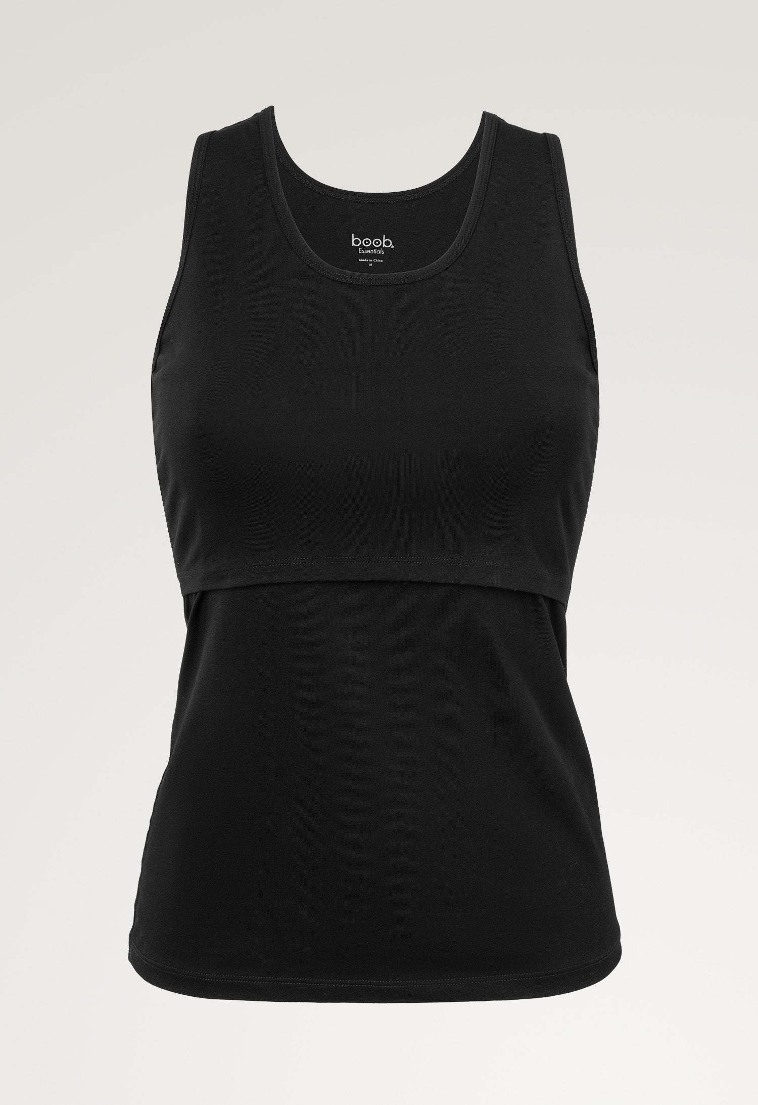 Essential nursing tank top - Black