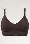Organic cotton nursing bra - Brown