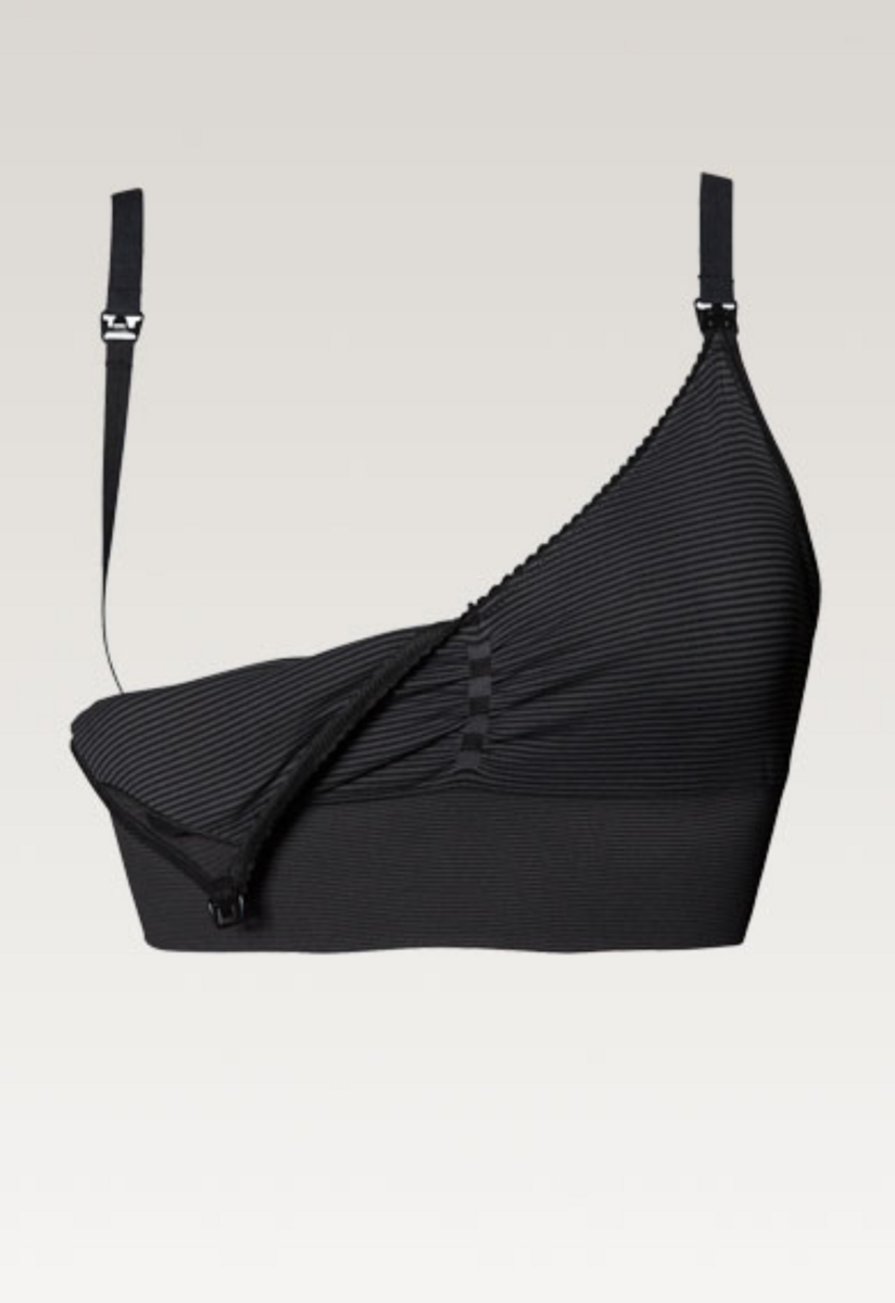 Fast Food Bra - Black/Grey