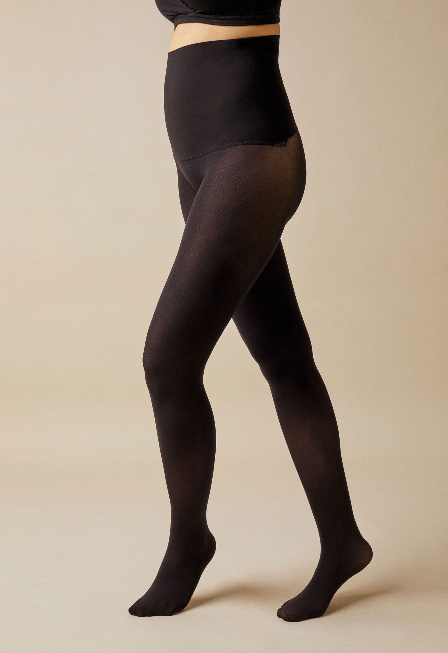 Supportive Curve Hugger tights - Black