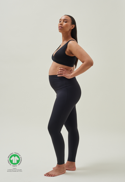 Maternity yoga leggings - Black