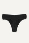 Period Underwear - Thong - Lightest flow - Black