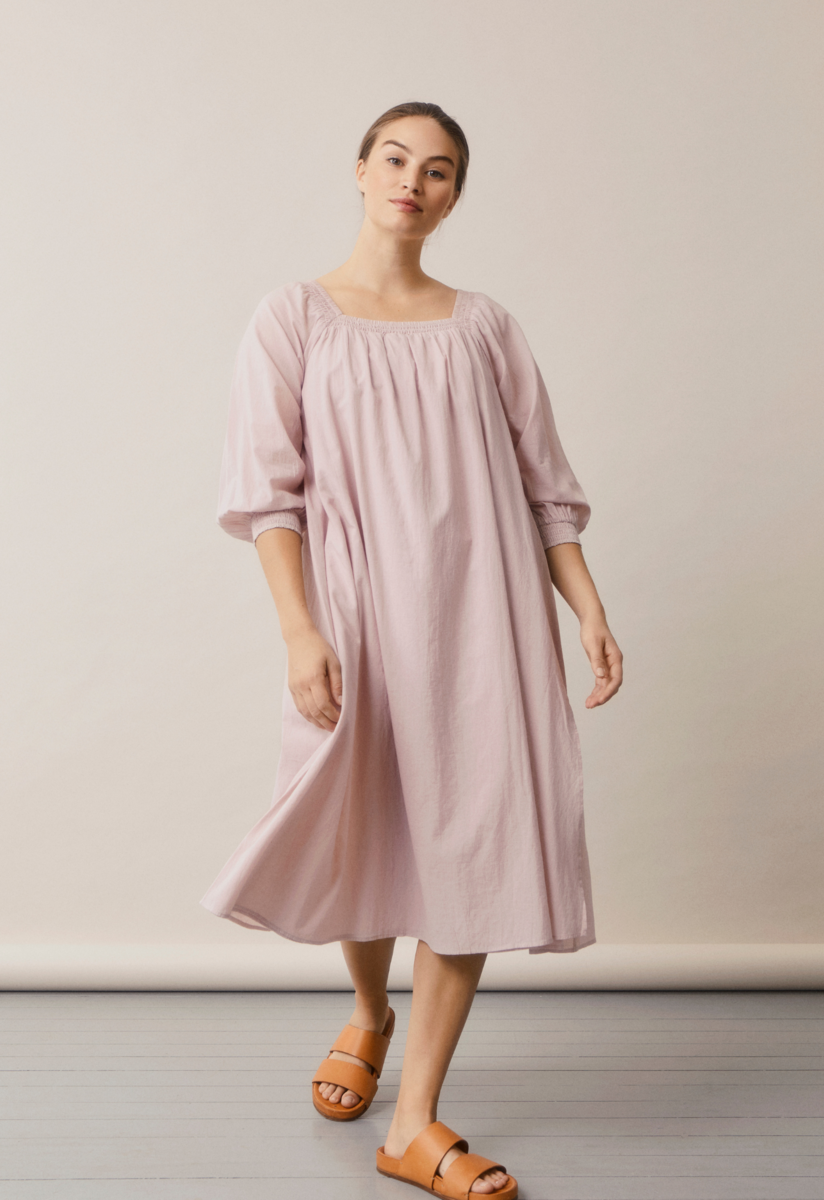 Poetess Dress Pebble