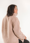 Pile fleece sweater - Beige
