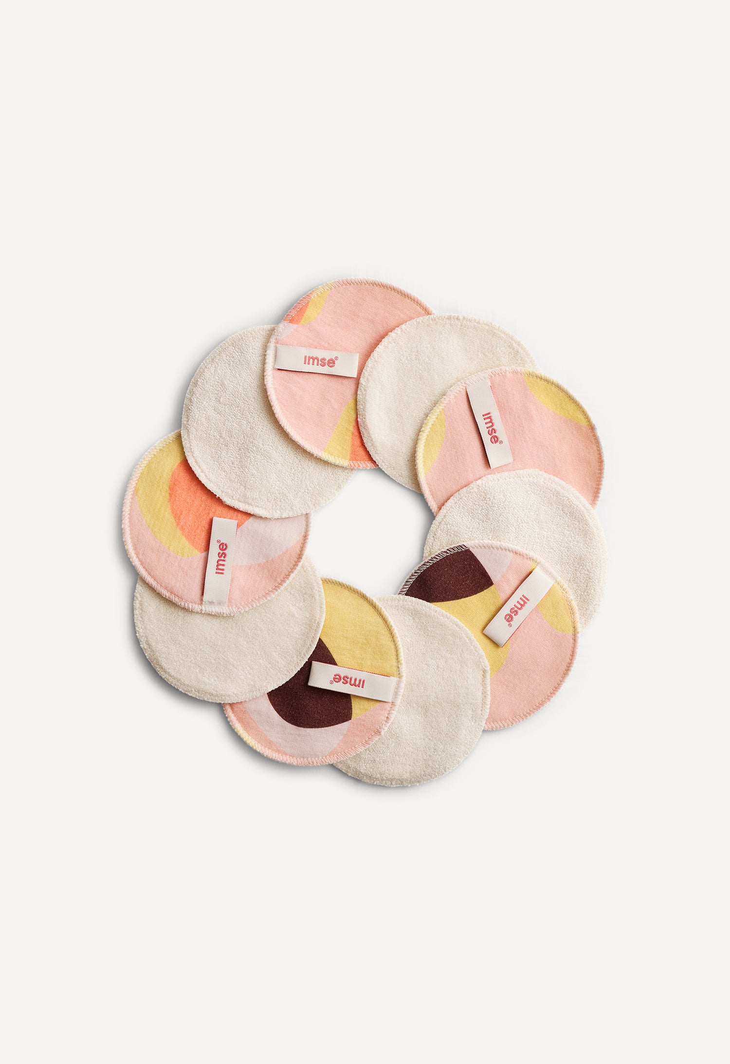 Reusable Cotton Pads - Pink Hoop