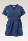 Nursing wrap top - Indigo Blue