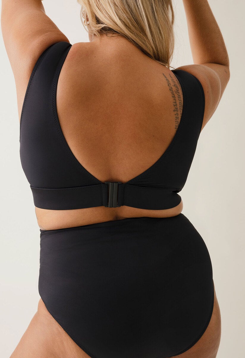 Nursing bikini top 34D-48DDD-E - Black