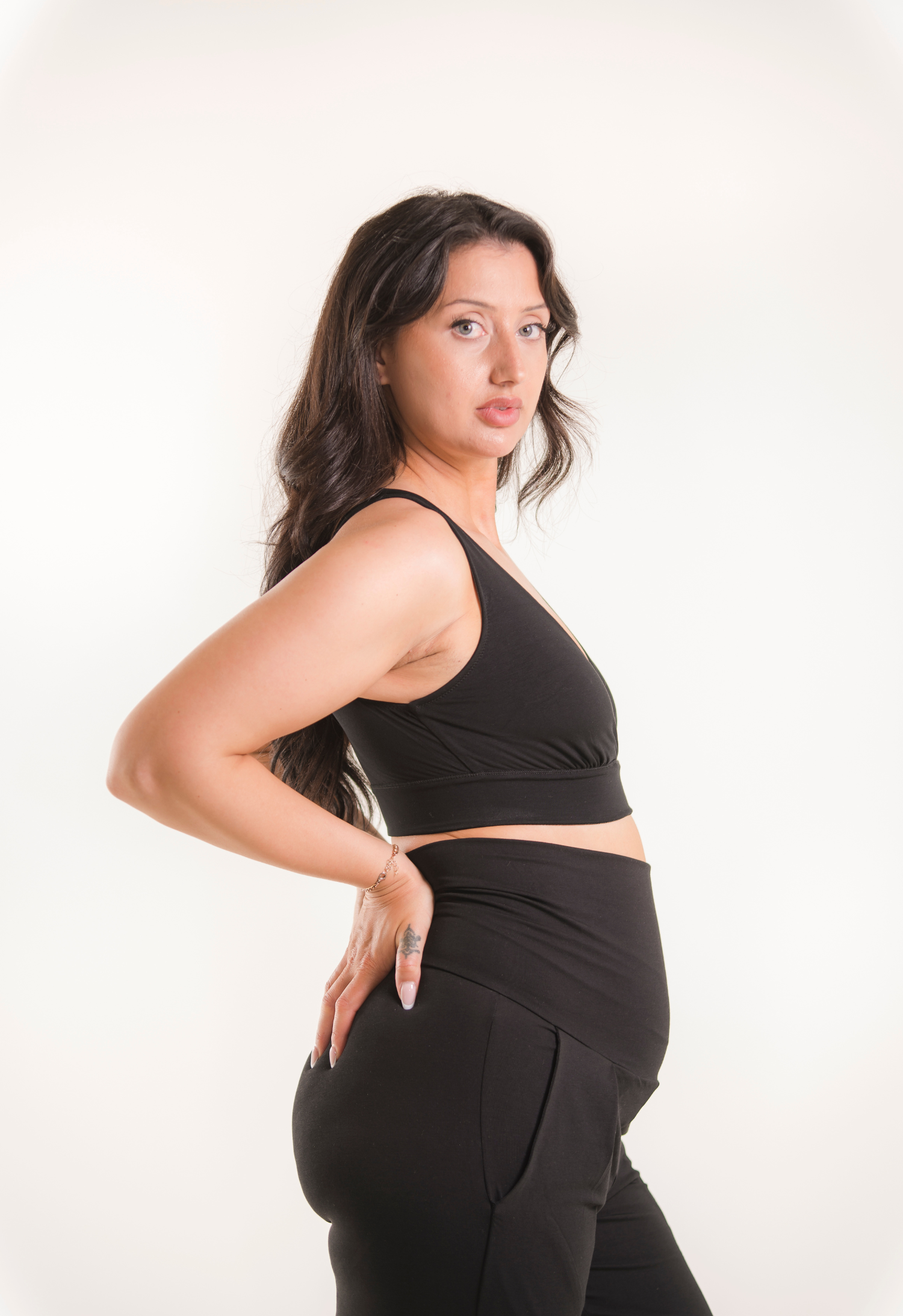 Soft nursing bra 34D - 48DDD-E - Black