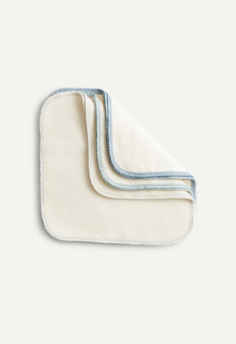 Reusable Cloth Wipes - Blue