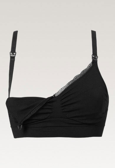 Wireless nursing bra - Black