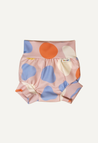 High waist swim diaper - Pink shapes