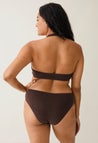 Terrycloth beach bikini - Brown