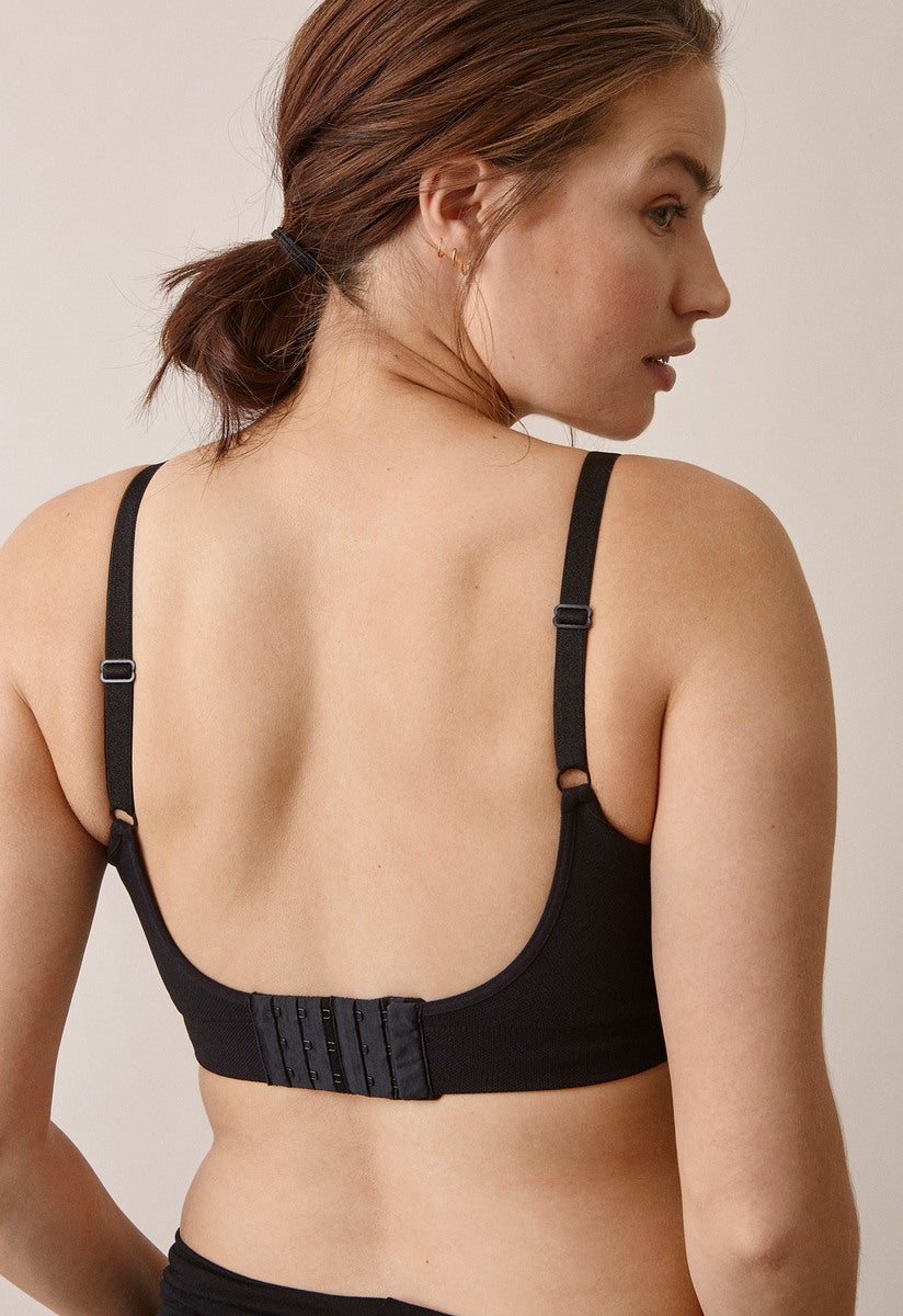 Wireless nursing bra - Black