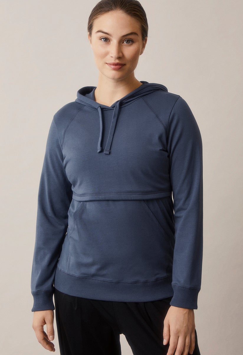 B Warmer Hoodie - Thunder Blue