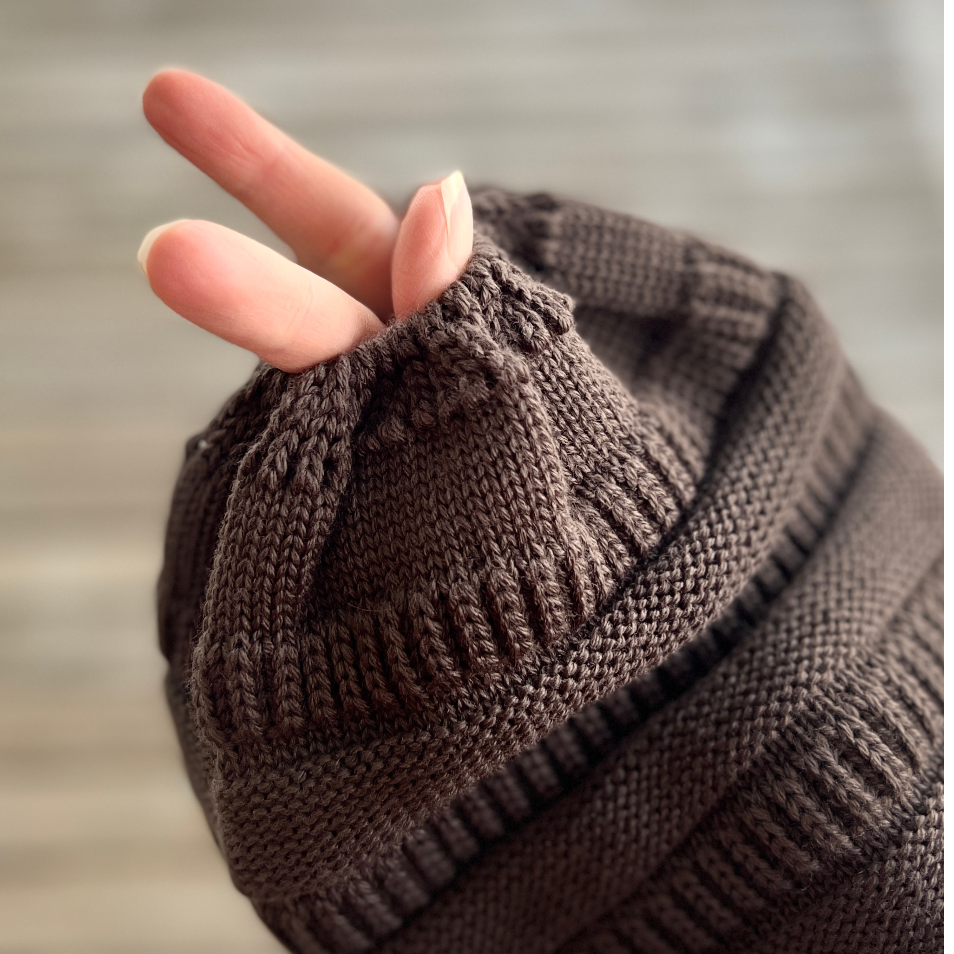 Beanie Hairdue - Brown - One-size 