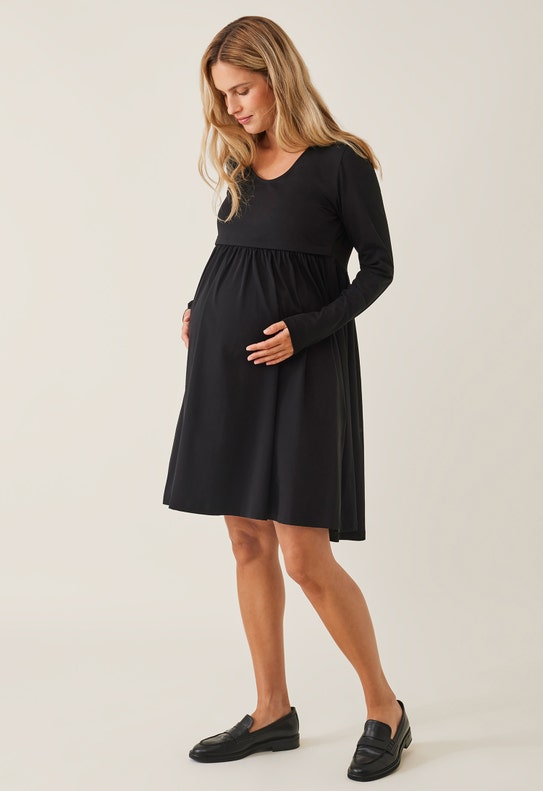 Maternity babydoll dress - Black - XL Maternity babydoll dress - Black - XL