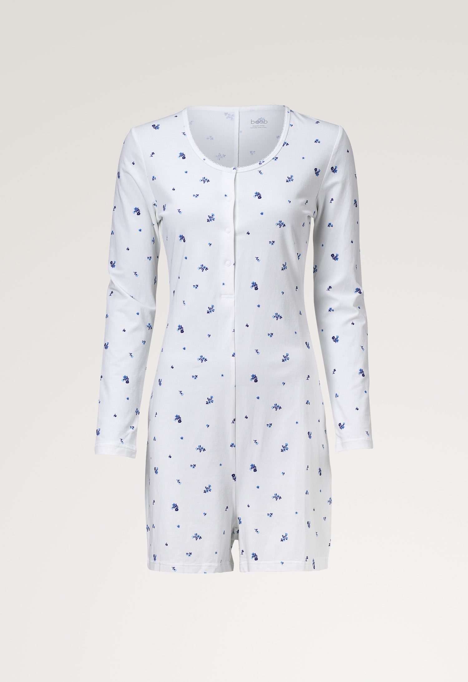 Maternity romper - Flower print