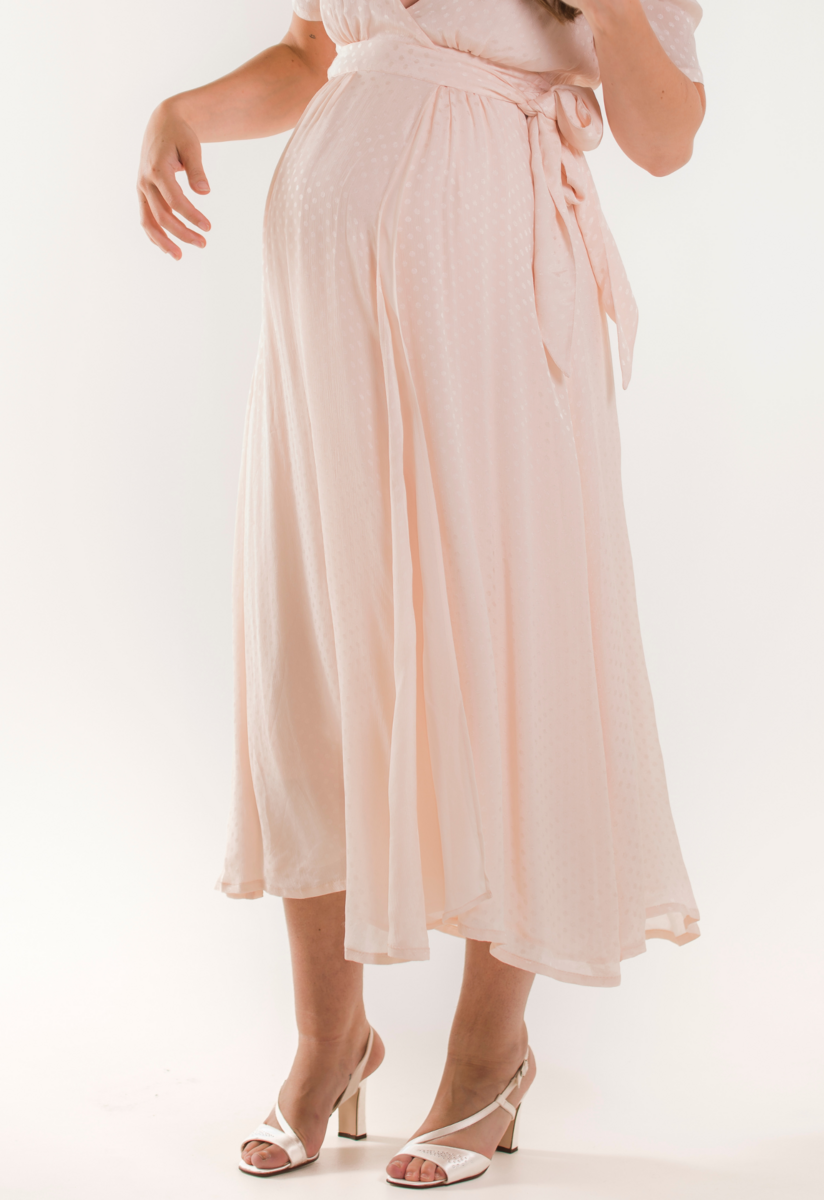 Maternity Occasion dress - Pink Champagne