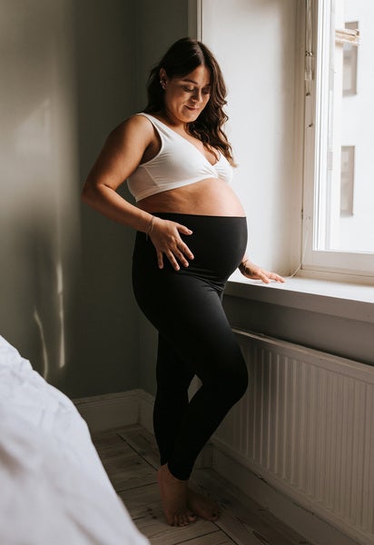 Maternity leggings Lyocell - Black