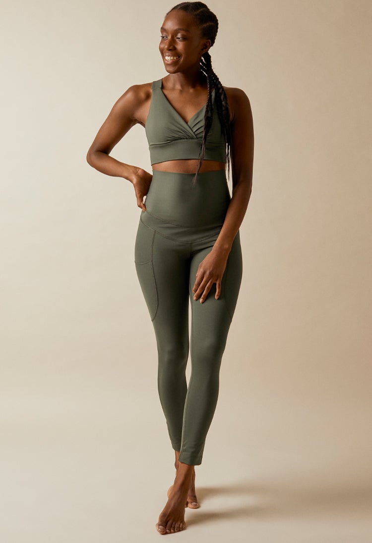 Flow Leggings - Seaweed