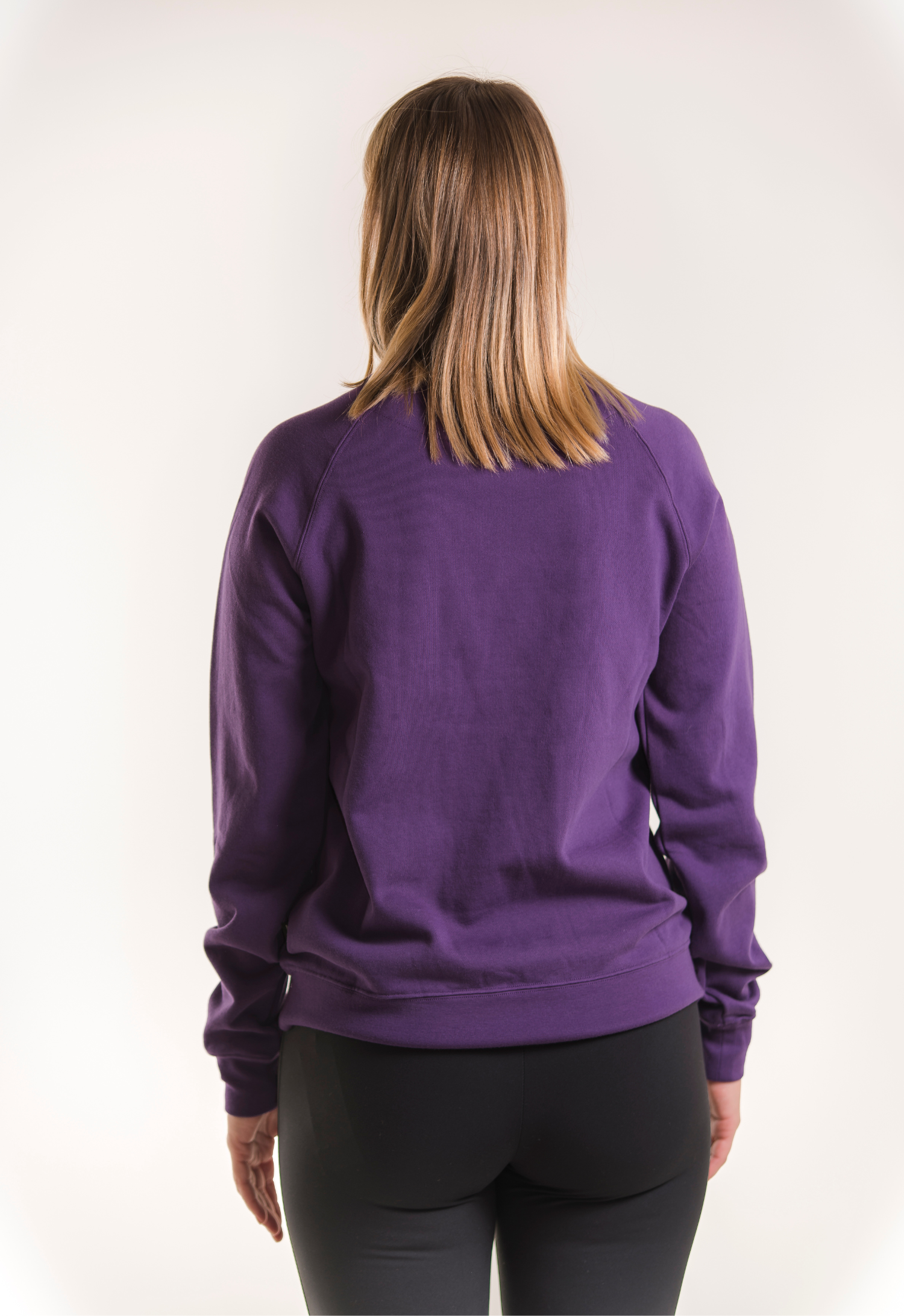 Thermal nursing sweatshirt - Midnight plum