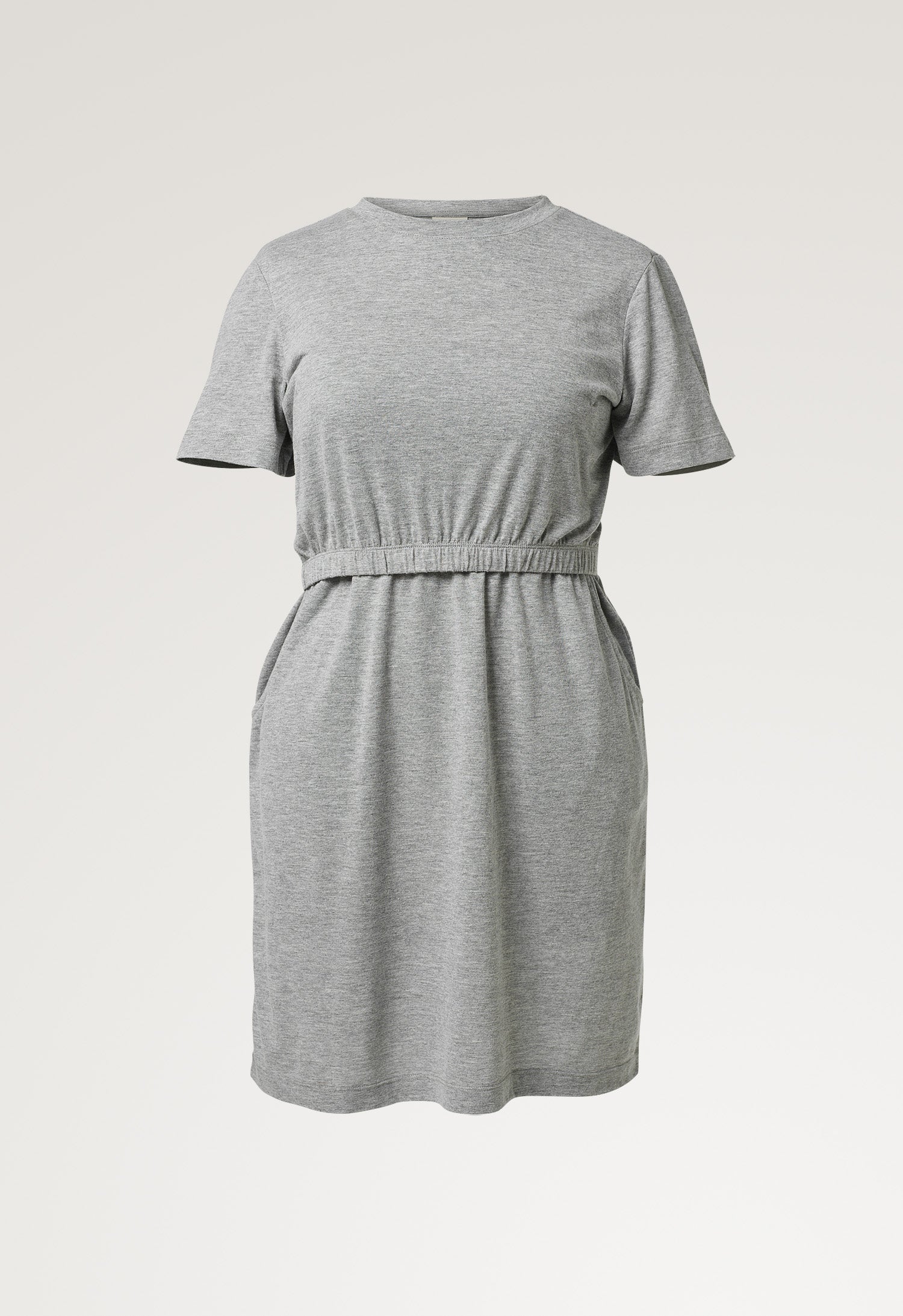 The Shirt Mini Dress - Grey Melange