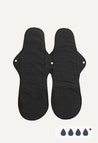 Reusable Sanitary Pads - Night extra long - Black