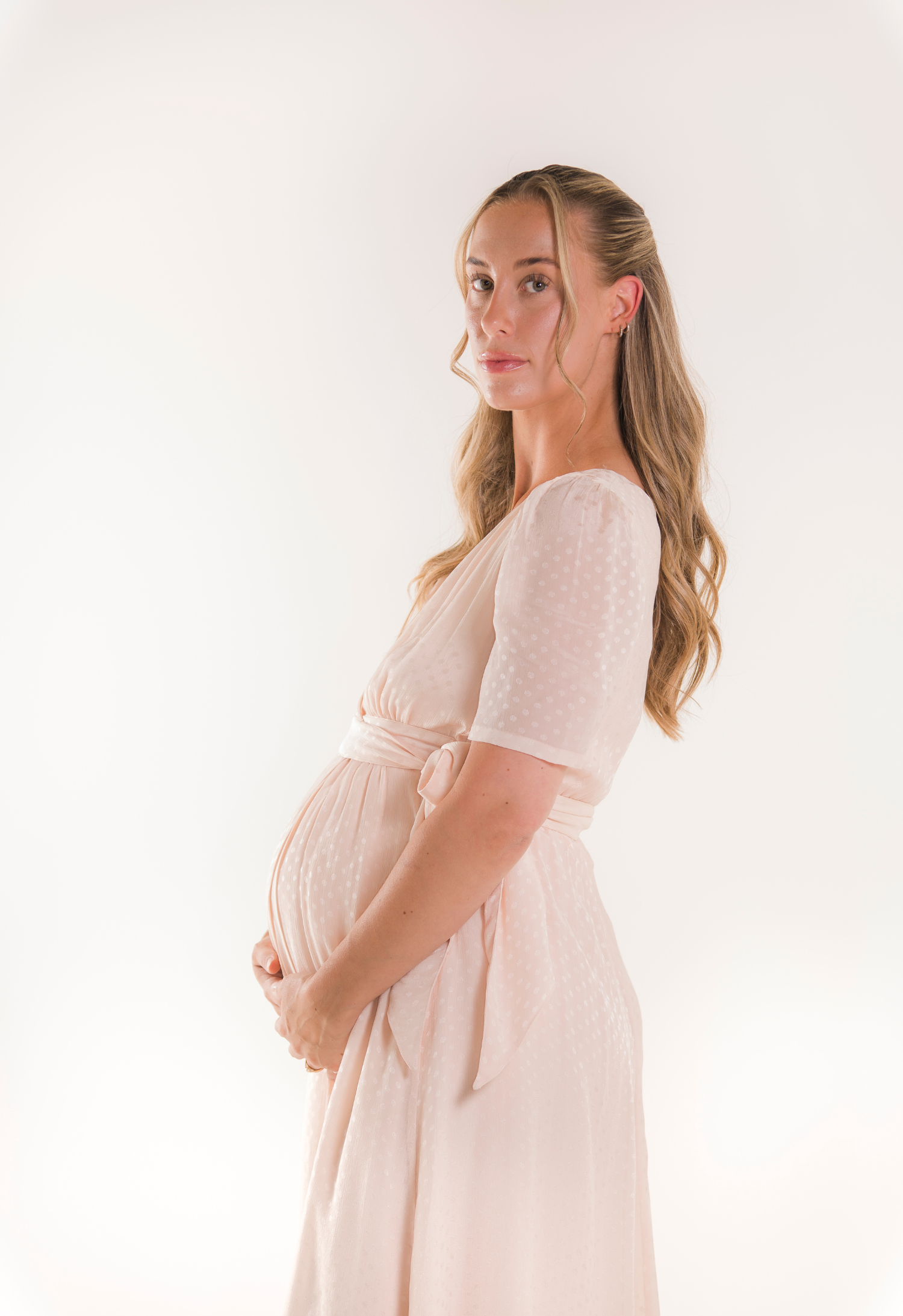 Maternity Occasion dress - Pink Champagne