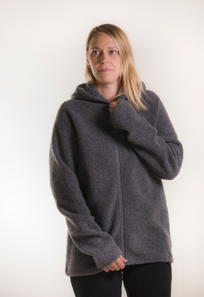 Baby carrier hoodie - Grey - S/M