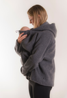 Baby carrier hoodie - Grey