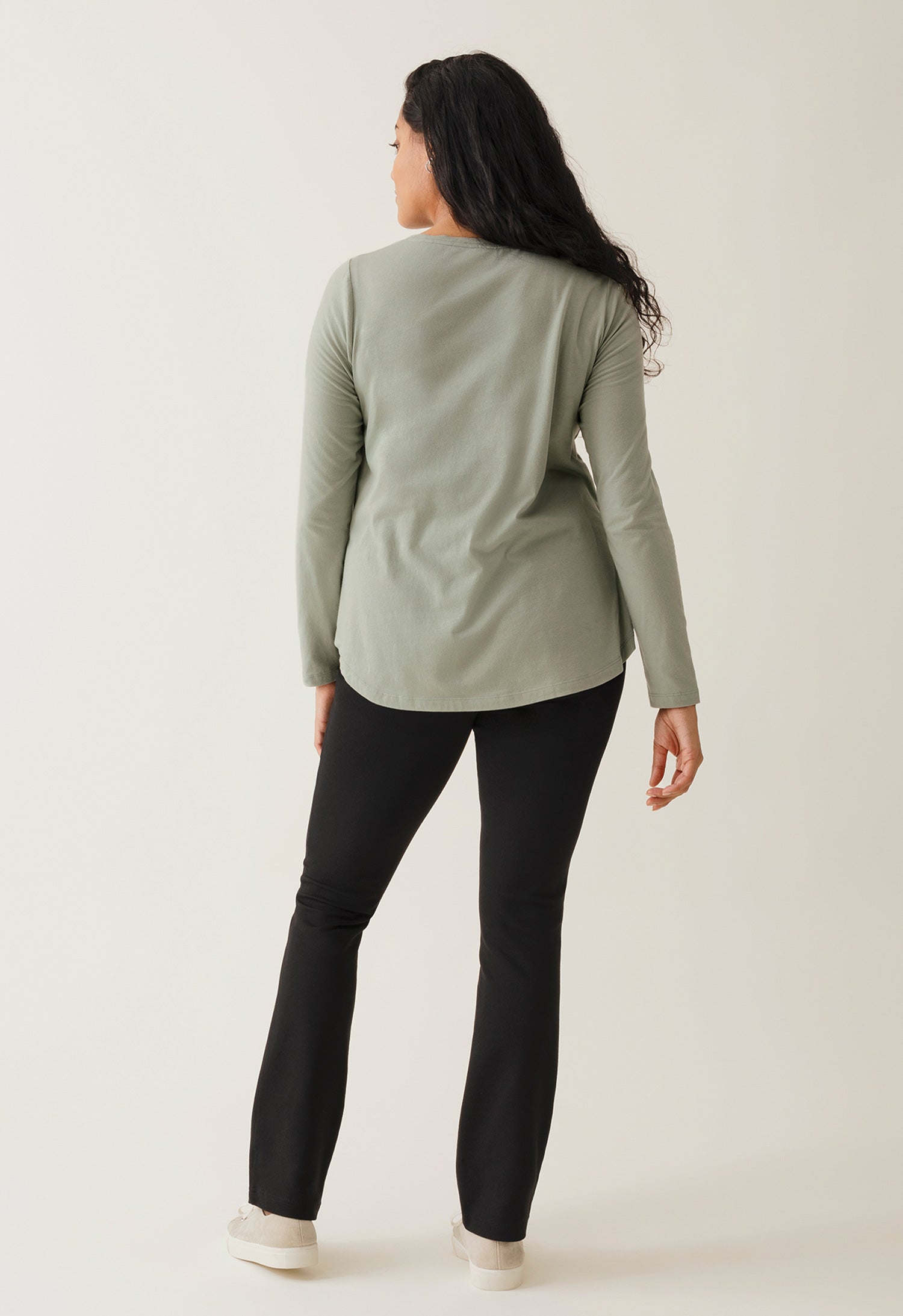 Straight leg maternity pants - Black