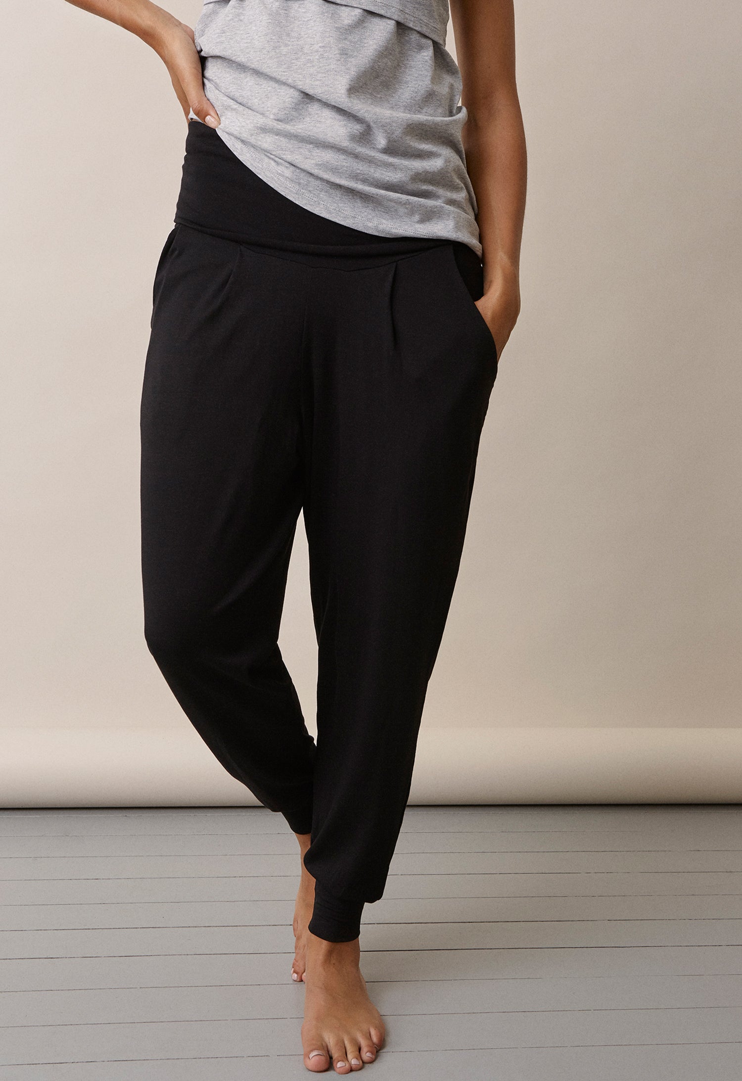 Soft maternity pants - Black