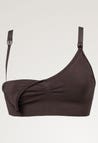Organic cotton nursing bra - Brown