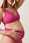 Maternity thong - Strong Pink