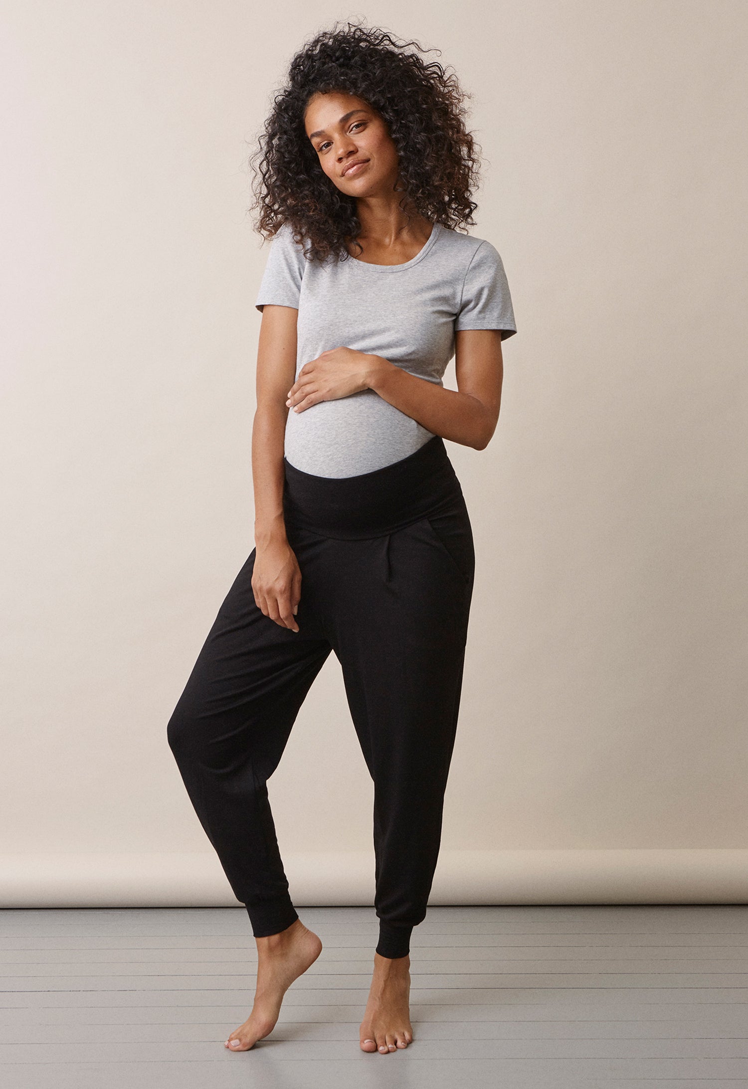 Soft maternity pants - Black
