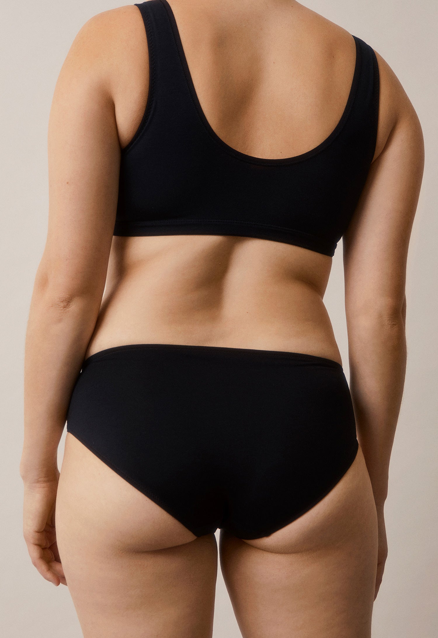 Low waist maternity panties - Black