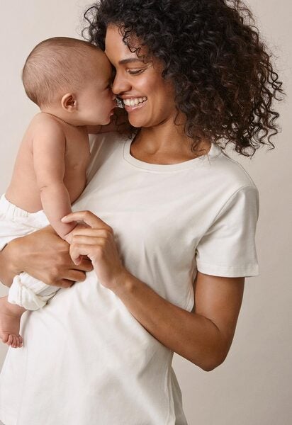 Maternity t-shirt with nursing access - Tofu