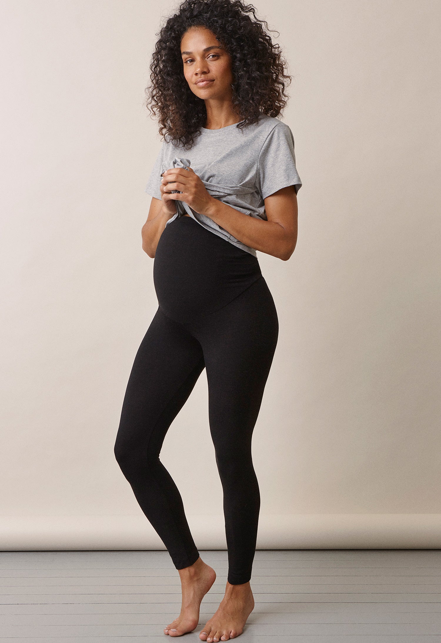Maternity leggings Lyocell - Black