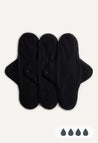 Reusable Sanitary Pads - Night - Black