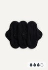 Reusable Sanitary Pads - Day - Black