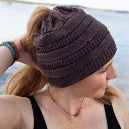 Beanie Hairdue - Brown - One-size 