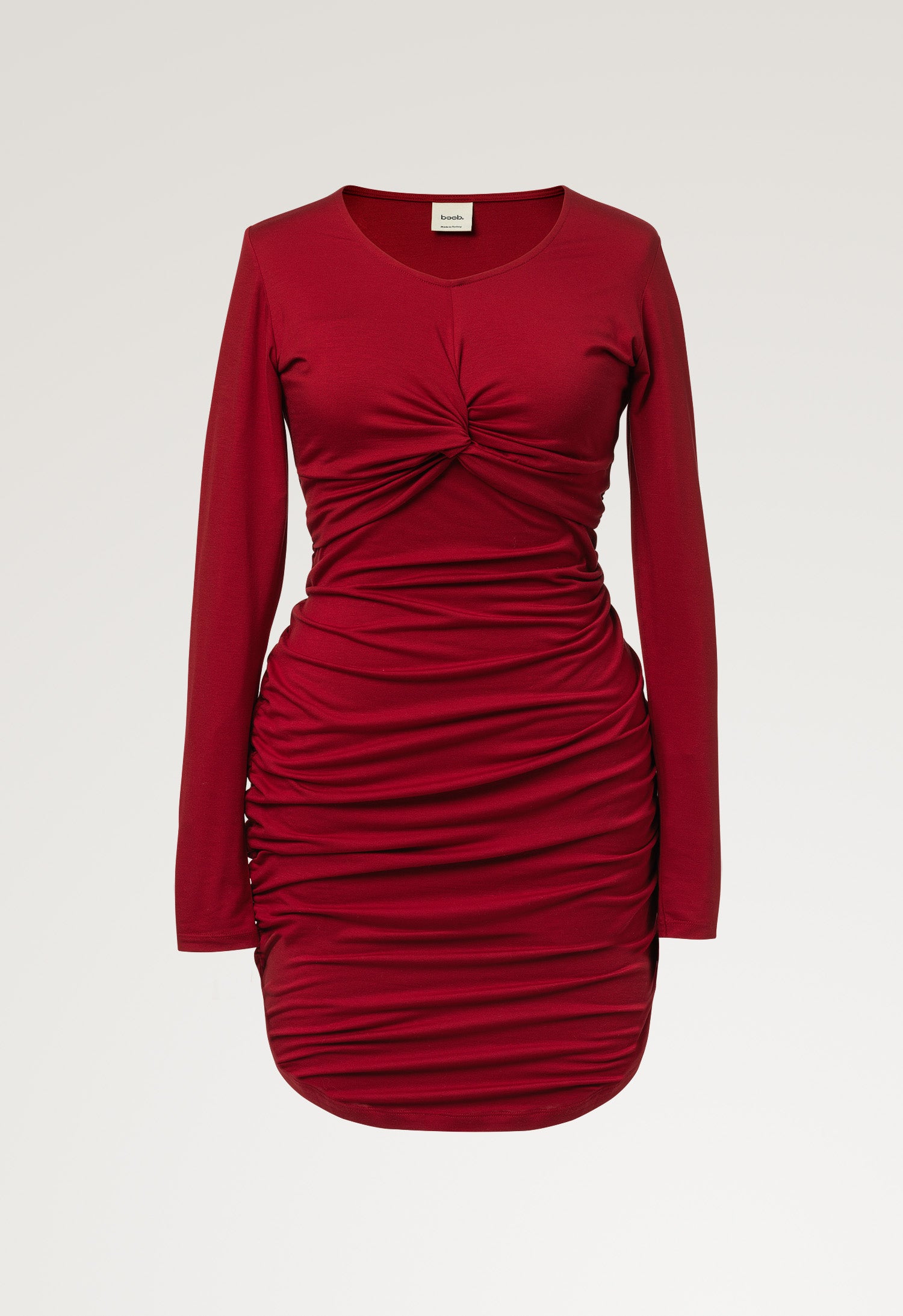 Bodycon maternity dress - Red
