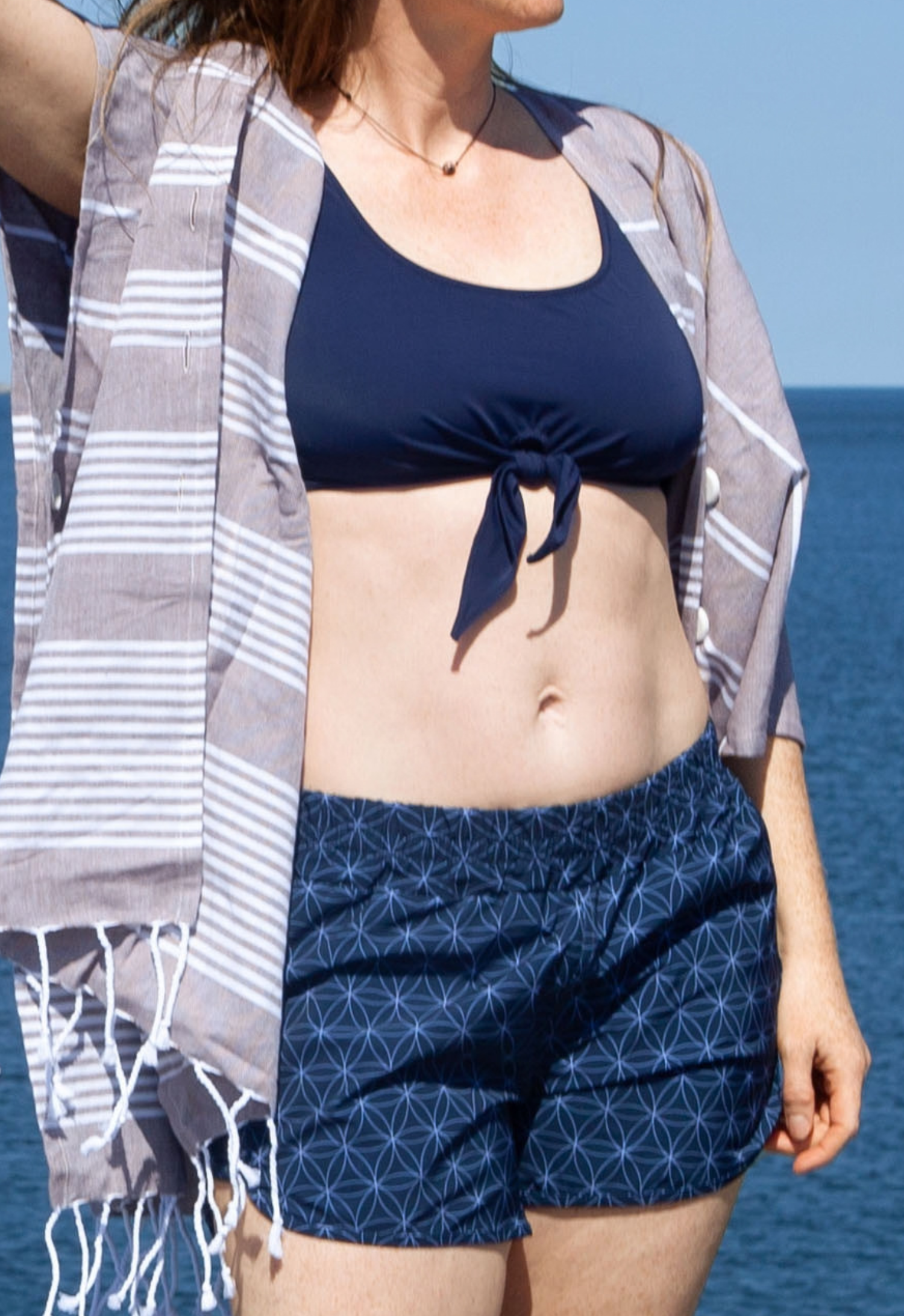 Swim Top - Navy