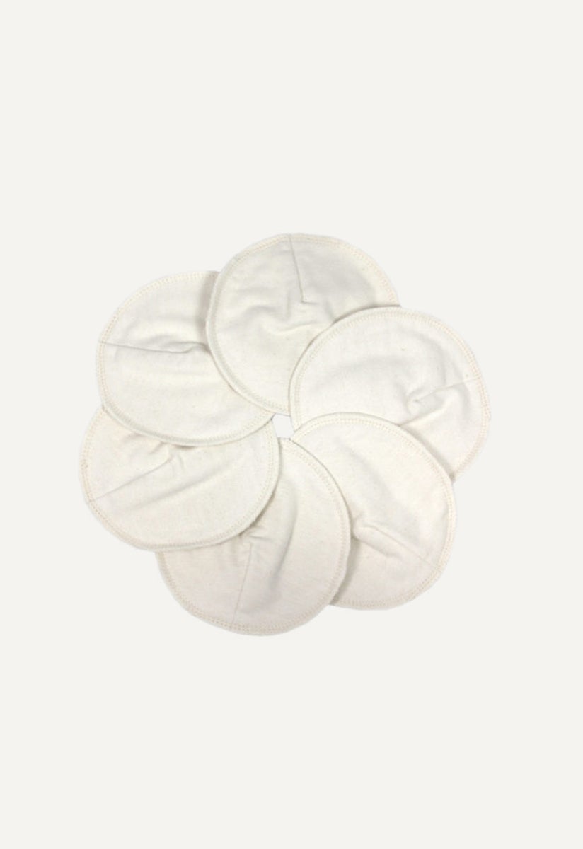 Nursing pads in organic cotton - Offwhite