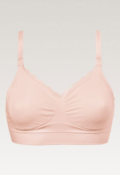 Wireless nursing bra - Soft Pink